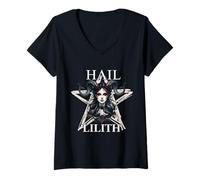 Femme Salut Lilith, dans Un Monde Plein d'Eves, sois Une Lilith Sigma T-Shirt avec Col en V