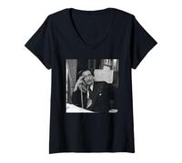 Femme Salvador Dalí Surréalisme Persistance de la mémoire Artiste 1959 T-Shirt avec Col en V