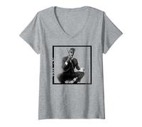 Femme Sammy Davis Jr Rat Pack Chanteur Duffy Archive Photography T-Shirt avec Col en V