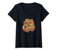 Femme San Clément T-Shirt avec Col en V