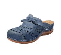 Femme Sandales à Bout Fermé Sandales de Marche Randonnée Femmes eté Mode Sabots Sandale de Plage Confort Anti-Dérapant Bout Fermé Claquettes Confortable Rome Sandale Orthopedique Cadeau Pas Cher