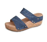 Femme Sandales Été Confortable Compensées Plateforme Orthopédique avec Support Mode Tongs Flip Flops Tongs Été Confortable Bout Ouvert Chaussures