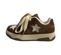 Femme Sandales Orthopédiques Compensées décontractées en Toile Respirante Chaussures faciles à Enfiler pour Le Quotidien et Les Aventures (Brown, 35)
