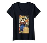 Femme Santo Niño de Atocha, Saint Enfant d'Atocha T-Shirt avec Col en V