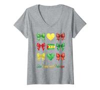 Femme São Tomé et Principe São Toméan Girls T-Shirt avec Col en V