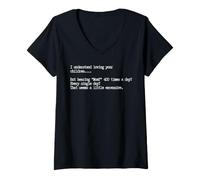 Femme Sarcasme drôle : Maman Comprend Aimer Vos Enfants comme Parents T-Shirt avec Col en V