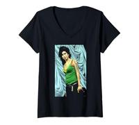 Femme Scène Pyramid d'Amy Winehouse, Glastonbury, 2007 T-Shirt avec Col en V