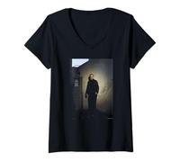 Femme Schindler's List Director Steven Spielberg par Michael Grecco T-Shirt avec Col en V