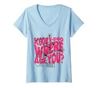 Femme Scooby Doo Merch Mystery Inc. Où êtes-Vous T-Shirt avec Col en V
