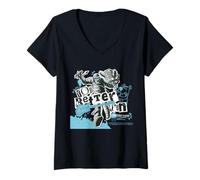Femme Scooby Doo Merch Tu Ferais Mieux de Courir T-Shirt avec Col en V