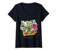 Femme Scooby Doo Merch Vient après You Na Na T-Shirt avec Col en V