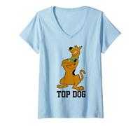 Femme Scooby Doo Top Dog T-Shirt avec Col en V