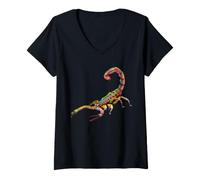 Femme Scorpion à écorce de l'Arizona T-Shirt avec Col en V