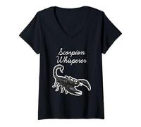 Femme Scorpion Whisperer T-Shirt avec Col en V