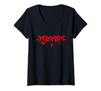 Femme SDIYBT Start Digging in Your Butt Twin Meme Heavy Metal T-Shirt avec Col en V