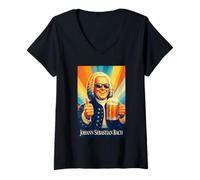 Femme Sebastian Bach Compositeur T-Shirt avec Col en V