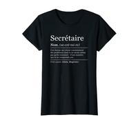 Femme Secrétaire Drôle Définition Humour Secrétaires T-Shirt