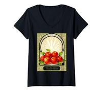 Femme Seeb Blessings Beauté Santé et Renouvellement T-Shirt avec Col en V