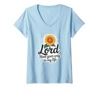 Femme Seigneur, Fais ce Que tu Veux dans ma Vie T-Shirt avec Col en V