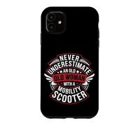 Femme Senior Scooter Mobilité Humour Coque pour iPhone 11