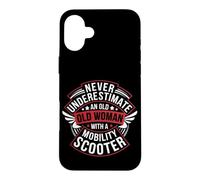 Femme Senior Scooter Mobilité Humour Coque pour iPhone 16 Plus