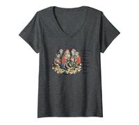 Femme Septem Sapientes Nuremberg : Chroniques et Sagesse des Sept sages T-Shirt avec Col en V