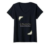 Femme Ser Mamá ES Un Honor Ser Abuela No Tiene Precio Grandma T-Shirt avec Col en V