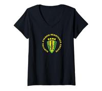 Femme SÉRIE Survival Evasion Resistance Escape T-Shirt avec Col en V