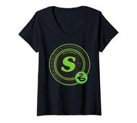 Femme Serpentard Pride Ambition Cunning Harry Potter Nouveau Design T-Shirt avec Col en V