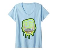 Femme Sesame Street Grouch Rotten Attitude Rubbish Day Classic Lol T-Shirt avec Col en V