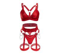 Femme Sexy Nue Ensemble Lingerie Érotique Nuisette Grande Taille Soutien Gorge Et Culotte Short Sous Robe Porte Jarretelle Chate Body Cosplay Toute Chic Blanc Tome 14 Moulante Courte Transparente