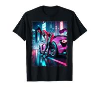 Femme sexy sur t-shirt - Sexy Asian Street Racer - ROSE T-Shirt