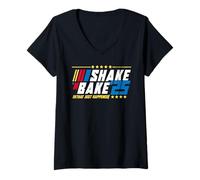 Femme Shake and Bake 25, ça Vient de se Passer T-Shirt avec Col en V