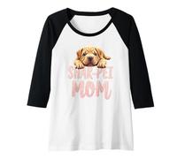 Femme Shar Pei Maman Chien Shar-Pei Mama Cute Puppy Manche Raglan