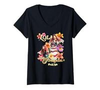 Femme Shark Tale Lola I’m Kinda Superficial T-Shirt avec Col en V