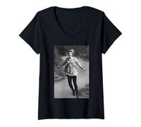 Femme Sheryl Lee Laura Palmer Twin Peaks Actrice par Michael Grecco T-Shirt avec Col en V
