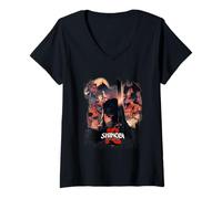 Femme Shinobi: Art of Vengeance - Ombres T-Shirt avec Col en V
