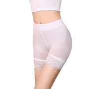 Femme Shorts Culottes de Sécurité sans Couture Panty Invisible Elastique Shorty Sculptant sous Robe Slip Boxer Dentelle Haute Taille Legging Court Eté Anti Frottement Pantalons Sport