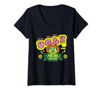 Femme Shrek Emoji Love Can Get Ugly T-Shirt avec Col en V