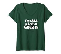 Femme Shrek I’m Still a Little Green T-Shirt avec Col en V