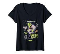 Femme Shrek Stuff What Ya Thinking About? T-Shirt avec Col en V