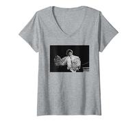 Femme Si Je devais Aimer Encore (ère) Barry Manilow 1981 T-Shirt avec Col en V