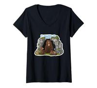 Femme si tu as Besoin de Moi, ne t'en Fais Pas avec Ses Petits T-Shirt avec Col en V