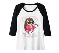Femme Si tu me Vois sans café, Recule Lentement, C'est drôle Manche Raglan