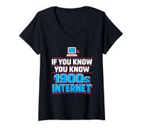 Femme s'il Te plaît, sois Patient avec Moi, Je Viens des années 1900, C'est drôle T-Shirt avec Col en V