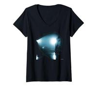 Femme Silhouette de Frank Sinatra sur scène par Michael Grecco T-Shirt avec Col en V