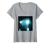 Femme Silhouette de scène Frank Sinatra par Michael Grecco T-Shirt avec Col en V