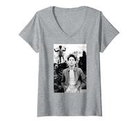 Femme Simple Minds Jim Kerr Don't You Vocalist par Virginia Turbett T-Shirt avec Col en V