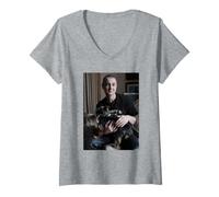 Femme Sinead O'Connor, Que diriez-Vous de I Be Me Era, David Corio T-Shirt avec Col en V