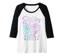 Femme Sisters Road Trip 2027 : Vacances pour Filles Manche Raglan